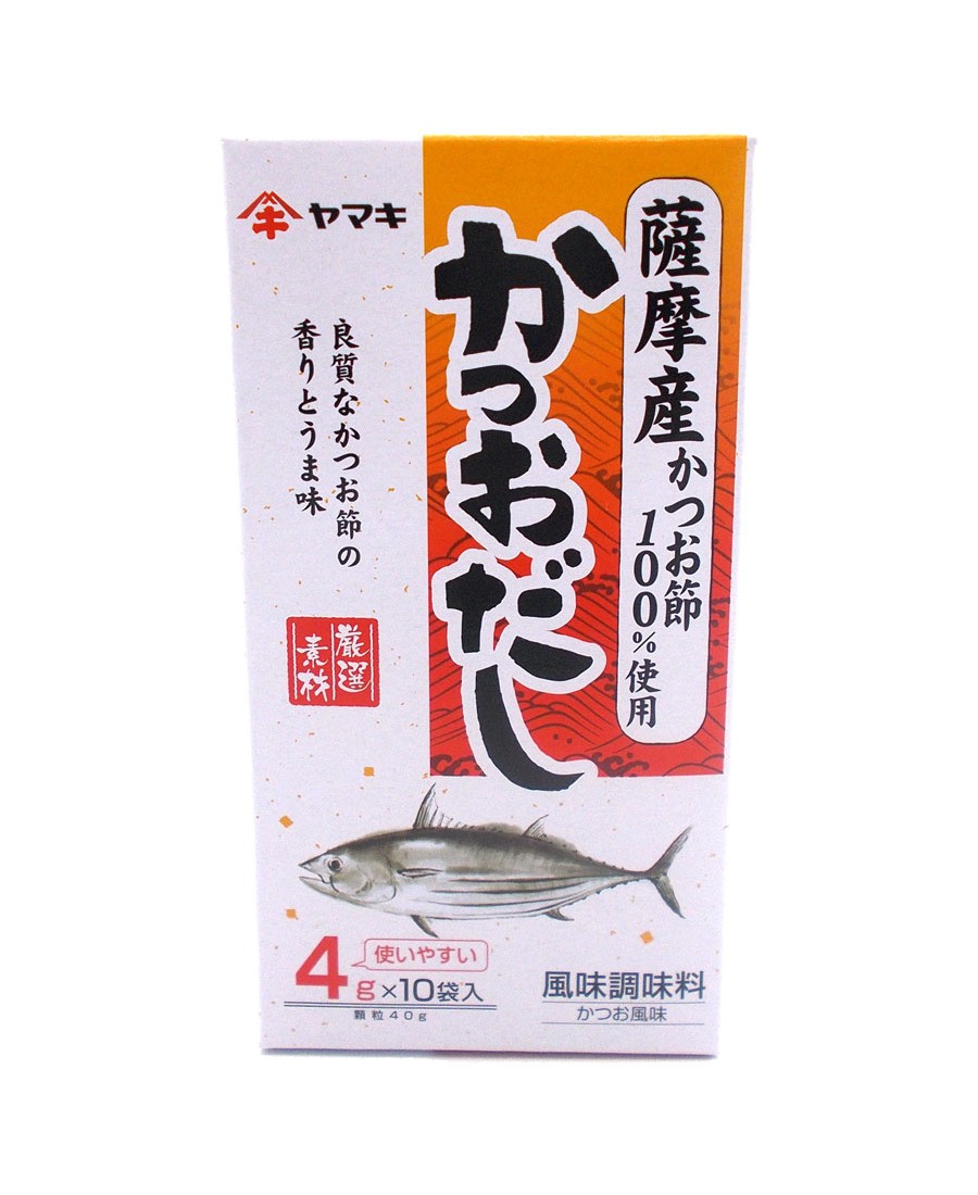 日本食品 薩摩産かつお節 かつおだし 40g 10p ヤマキ