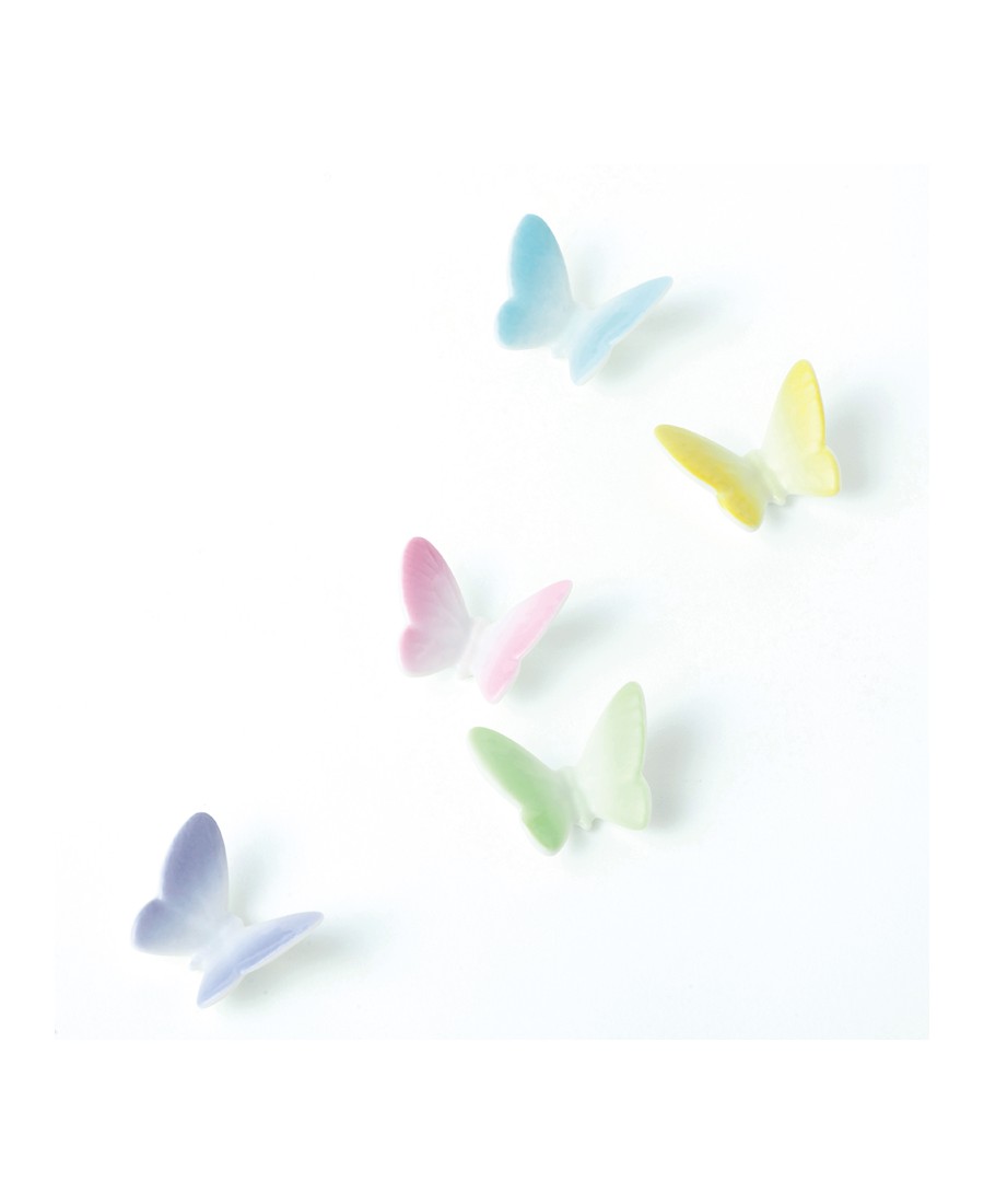 75%OFF!】 蝶々 黄色 ピンク 箸置き カトラリーレスト butterfly