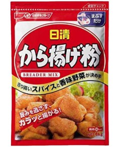 Nisshin Karaage Japanese Fried Chicken Flour Soy Sauce & Garlic 100g